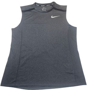 Nike Women’s Dark Gray Dri-FIT Sleeveless Training Tank